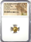 Greek Lesbos Mytilene El Hecte Apollo Hekte Coin 412 Bc  Certified Ngc Choice Vf