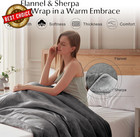 Electric Heated Blanket King Size With Dual Control  Soft And Cozy Thickened Fla