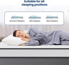 Hybrid Mattress With Innerspring And Foam fiberglass Free medium Firm Mattress
