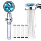 Antower High Pressure Handheld Showerhead With Filters Vortex Hydro Jet I-blue