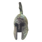 Athenian Helmet On A Base Ancient Greek Bronze Museum Replica 1387