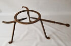 Primitive Forged Iron Trivet  - C 1700 s Pennsylvania - Penny Feet  