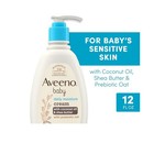 Aveeno Baby Daily Moisturizing Cream With Oat Coconut Oil 12 Fl Oz