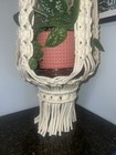 Vintage Mcm 5    Macrame Plant Hanger Very Well Crafted   Intricate Amazing Shape