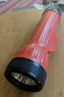 Gulf Oil Hazmat Flashlight Vtg Bright Star 2117 Gochem Hazardous Mine Safety Nos