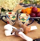 Mahogany Wood Animal Napkin Rings Set Of Six - Handmade Wooden Napkin Rings
