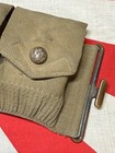 Wwi Dismounted Eagle Snap 10 Pocket Pea Green Web Cartridge Belt