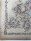 1855 Colton s Atlas Hand Colored Engraving Map Europe