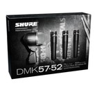 New For Shure Dmk 57-52 Dmk57-52 Drum Sm57 Beta 52a Microphone Kit Pack Mic Us