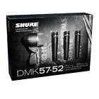 New Shure Dmk 57-52 Dmk57-52 Drum Sm57 Beta 52a Microphone Kit Pack Mic