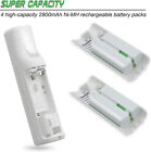Rechargeable Batteries 4 Pack For Nintendo Wii wii U Remotecontroller 2800mah