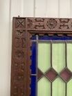 Beautiful Antique Stained Glass Door Panel   nr 2  