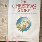 Vintage Little Golden Book The Christmas Story Jane Werner Eloise Wilkin 1980 Hc