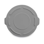 Rubbermaid Commercial 265400gy 26 75  Self-draining Flat Top Lids - Gray New