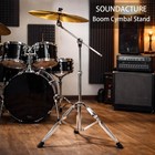 Adjustable Drum Boom Cymbal Stand Holder Double Braced Legs Crash Hardware