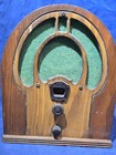 Antique 1932 Philco Junior Model 80 Cathedral Tube Radio - Vintage Wood Tabletop