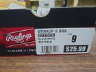 Rawlings Stirrup Ii Bgs Mid Top T-ball Baseball Cleats Youth Size 9 New
