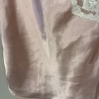 Vtg 90s Victoria Secret Gold Label Satin Lace Cropped Camisole Pink Cream Size S