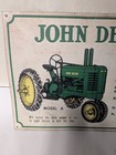 Vintage John Deere Model A  12 X 16 Metal Sign  Used Free Shipping 