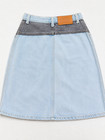 Light Blue Denim Mini Skirt   Middy 1124 British Raj Border Patrol   Size M