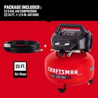 Craftsman 6 Gallon Portable Pancake Air Compressor  Oil-free  Max 150 Psi  1 Hp 
