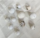 Vintage Antique Glazed China Marbles  One Glass With Pontil  Lot Of 12