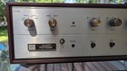 Vintage Rare Fisher Model X-100-3 Tube Amplifier W  Wood Case Parts Or Resto