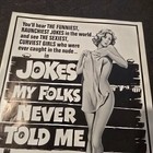 Jokes My Folks Never Told Me 1978 Sexploitation Press Book Production Guide