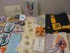 Vintage Lot Bsa Boy Scouts 1960 s 1970 s Patches Neckerchiefs Shirt    