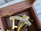 White Star Line R m s  Titanic Brass Nautical 5 Inch Sextant With Wooden Box