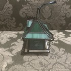 Coca Cola Stained Glass Train Depot Station Ornament Heirloom Collectible House