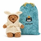 Jellycat Bathrobe Bartholomew Bear Nwt Best Gift-free Shipping