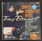 Tony Bennett Signed Record Album Cover Psa dna Coa Autographed Greatest Hits