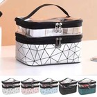 Professional Large Makeup Bag Cosmetic Case Storage Handle Organizer Travel Kit