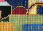 Finished Needlepoint Talis Bag Tallit Bag Hand Embroidered Stitched Wool