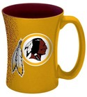 Washington Redskins 14oz Mocha Design Coffee Mug  new  Nfl Tea Cup Glass Travel