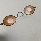 Antique Oval Wire Rimmed  Tinted Sun Glasses 19th Century