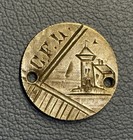 1890 Seated Liberty Dime Love Token - Beautiful Artistic Lighthouse Scene
