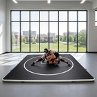 10ft Inflatable Wrestling Mat For Home Wrestling  Martial Arts  Jitsu  Boxing
