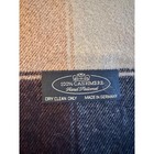 100  Cashmere Plaid Scarf Made In Germany
