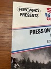 Vintage 1989 Scca Pro Rally Championship Racing Poster Press On Regardless Por