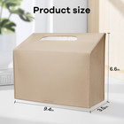 Tissue Box Cover Holder Compatible With Kleenex Disposable Paper Hand Towels  Le