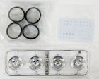 Aoshima 1 24 Model Car Tuned Parts 100 k-break Hybreed Fivesta 20 wheel   Tire