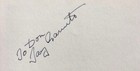 Director Tay Garnett Hand Signed Autographed Paper  postman Always Rings Twice 
