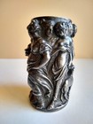 Antique Italian Dini E  Cellai Signa Sterling Silver Brush Pot  Unusual Piece  N