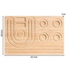Beading Tray Diy Bracelet Necklace Jewelry Making Gray Bead Board Measuring Tool