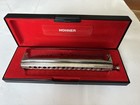 M Hohner Super 64 Chromonica Harmonica W  Original Case Made In Germany