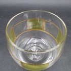 Vintage Mid Century Modern Green Gold Prado Culver Roly poly Glasses - Mcm