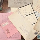 Vintage Handwritten Correspondence Lot Letters Envelopes Postcards Stamps