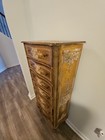 Gilt Painted Beautiful Vintage Italian Wooden Chest Drawers Florentine Dresser